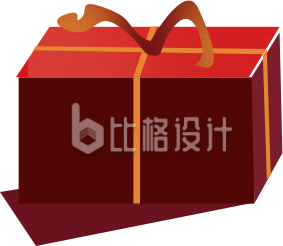 红色礼盒