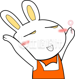 手绘可爱兔子