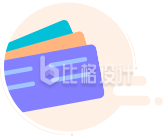 简约圆形卡片