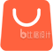 时尚橙色购物袋图标 展现服饰箱包魅力