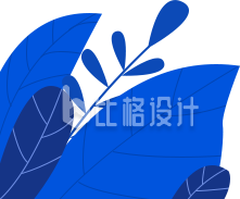 手绘扁平植物