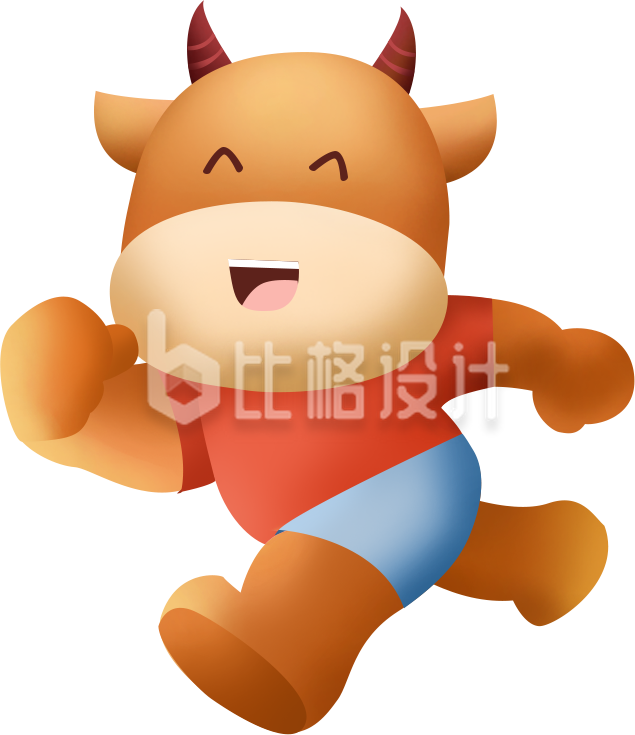 奔跑的牛