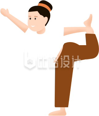 练瑜伽的人物