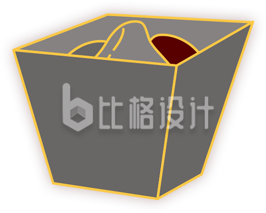 卡通垃圾箱
