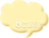 仿立体云朵对话框