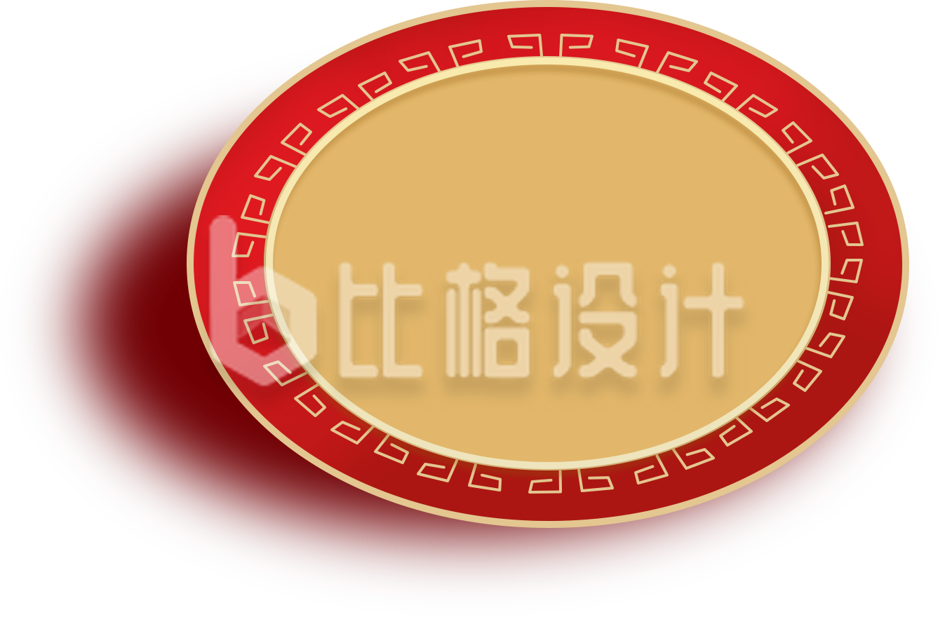 手绘古典盘子