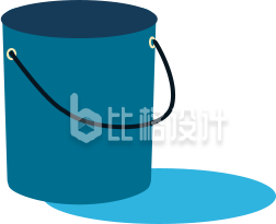 手绘水桶
