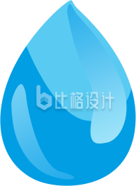 手绘水滴
