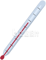 手绘体温计
