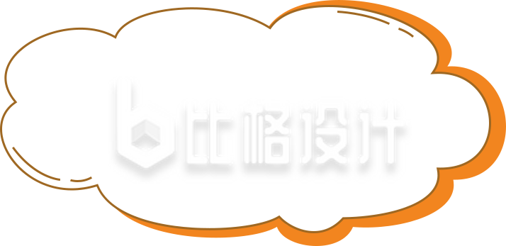 白色气泡对话框