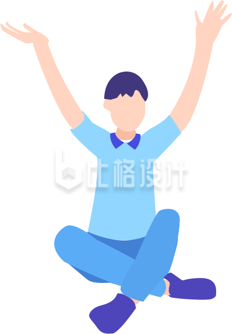 手绘男性人物