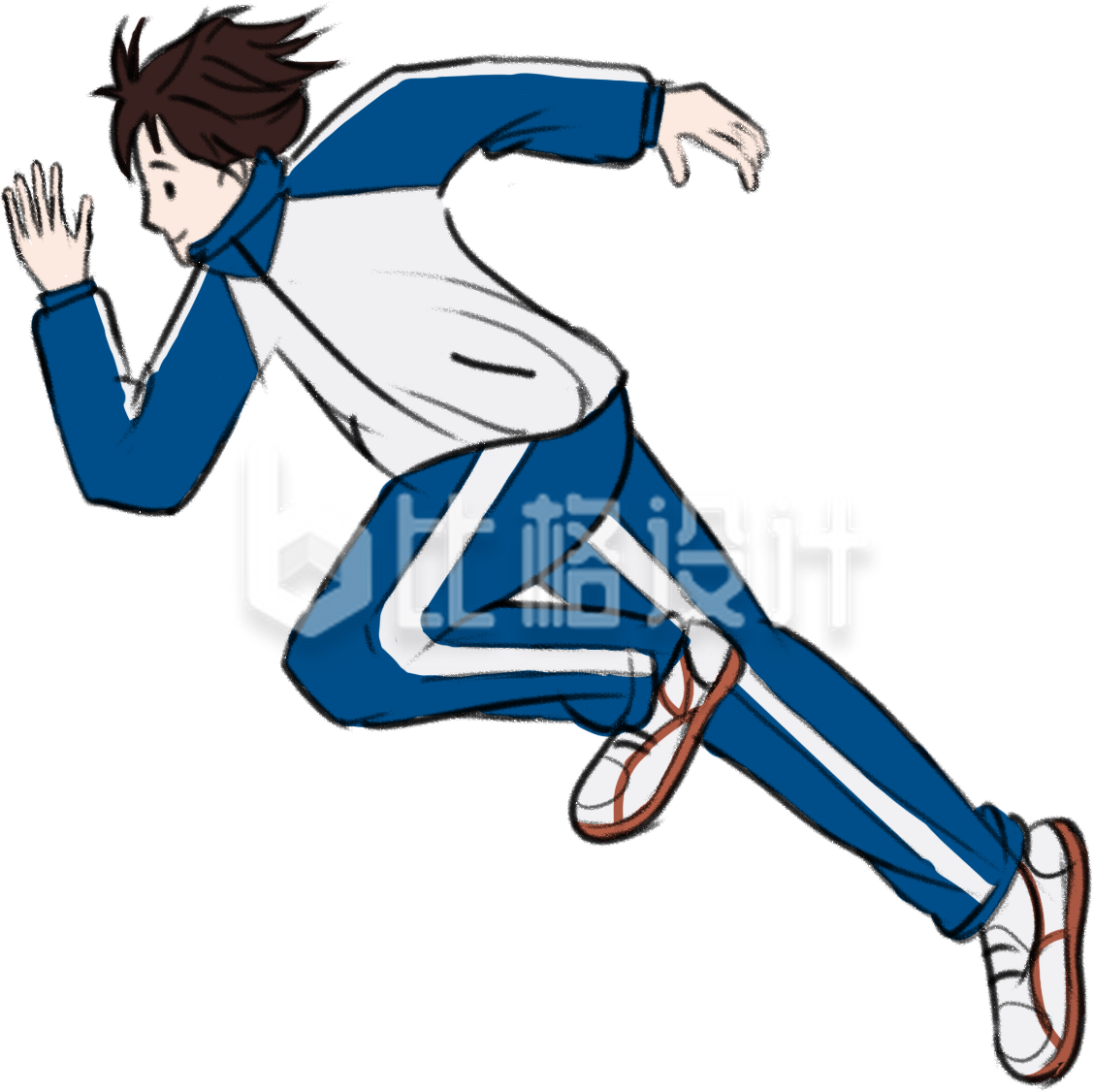 奔跑的学生