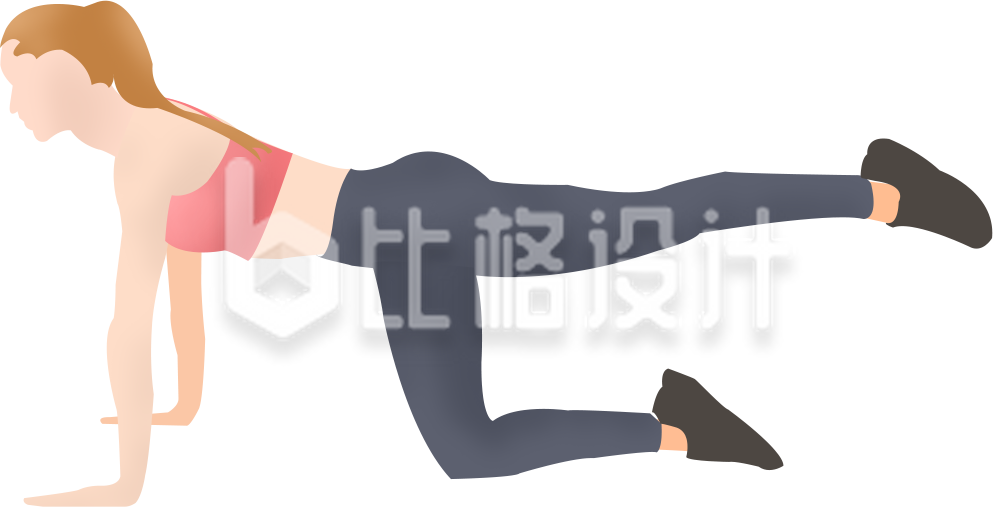 做瑜伽的女生