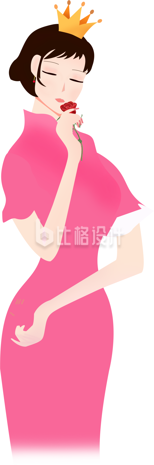 穿旗袍优雅女人
