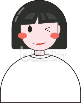 卡通可爱女孩