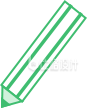 绿色卡通铅笔
