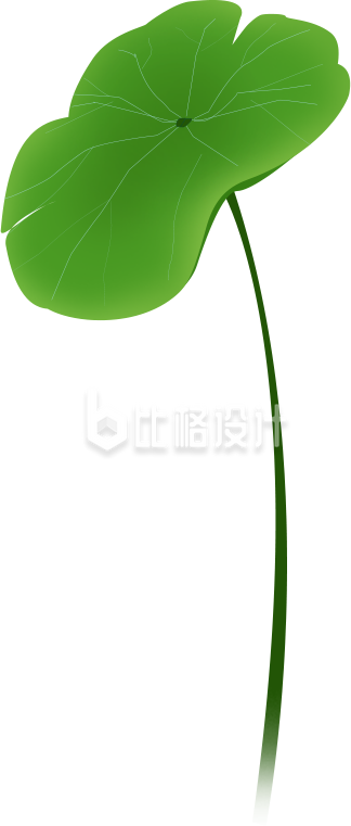 清新绿叶插图素材 适合绿植相关宣传物料