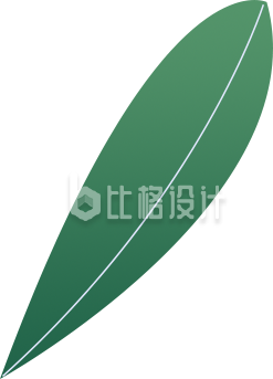 扁平插画叶子