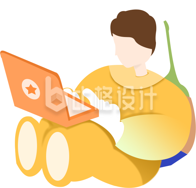 扁平插画人物
