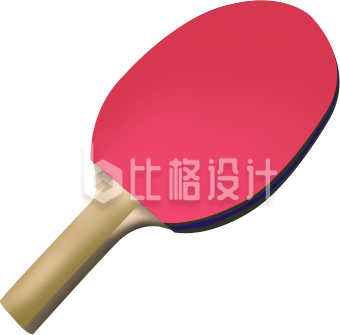 手绘乒乓球拍