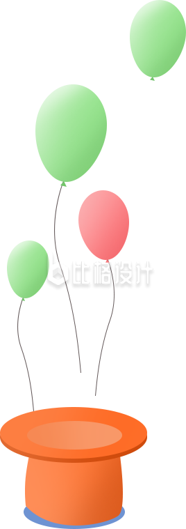 卡通帽子气球