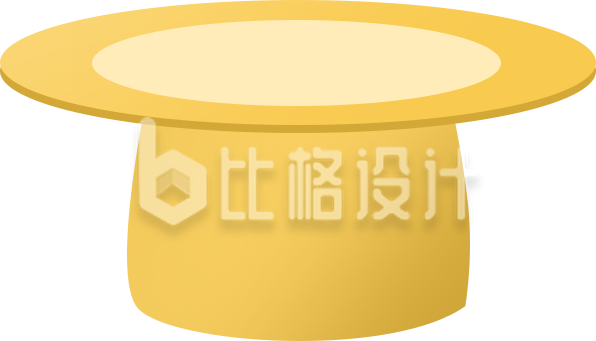手绘魔术帽子