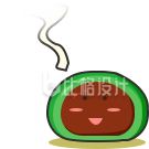 手绘可爱青团