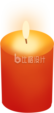 手绘蜡烛