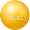手绘黄色圆球