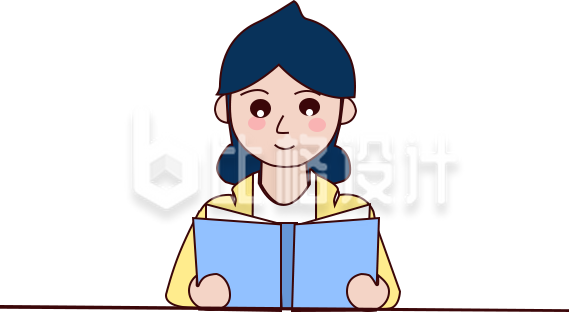 看书的女孩