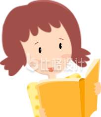 读书的小女生