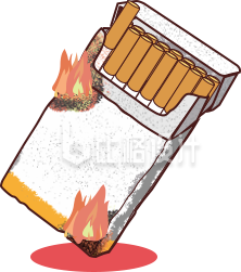 燃烧的香烟