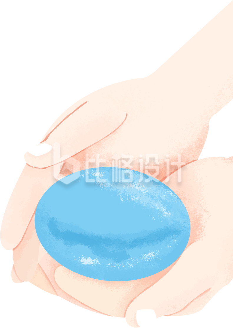 手和水