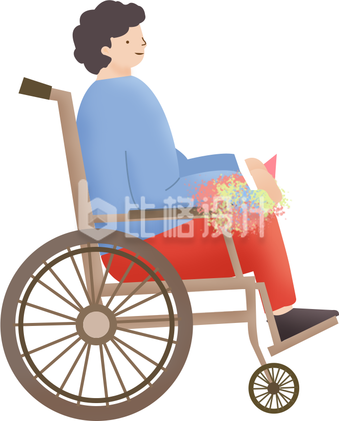 坐轮椅的男生