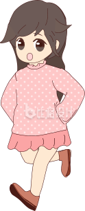 卡通可爱小女孩