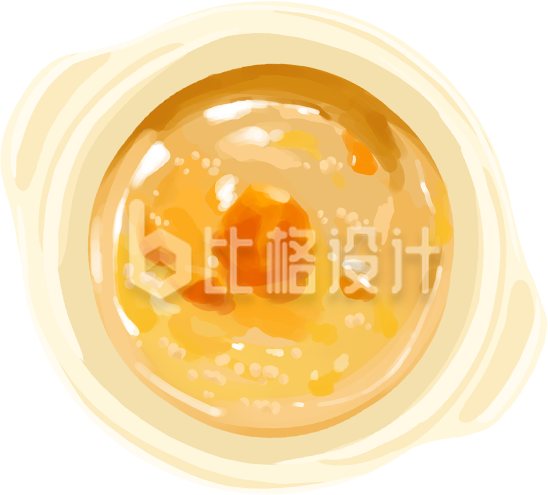 手绘小米南瓜粥
