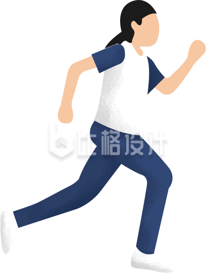 奔跑的学生