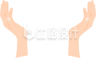 手绘双手