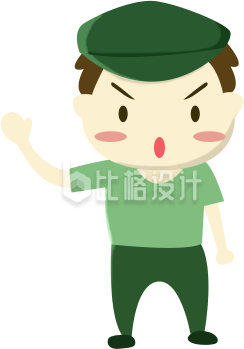 可爱军训男孩