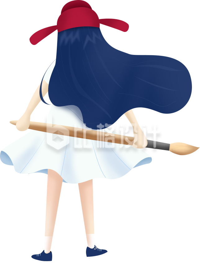 女孩背影
