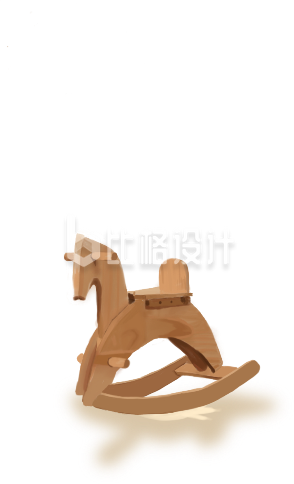 可爱木质摇摇马，童趣满满母婴好物必备