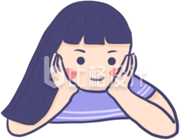 托脸小女孩