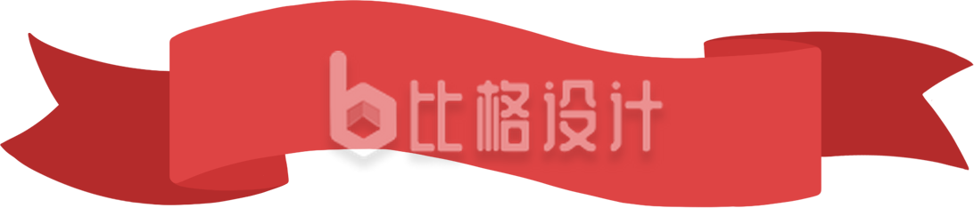 手绘红绸