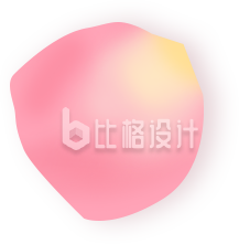 手绘粉色玫瑰花瓣