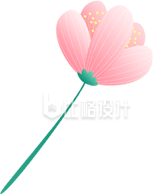 粉色花朵