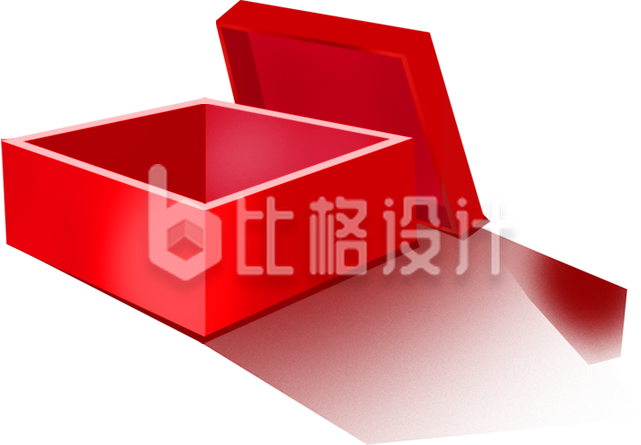 红色礼物盒子