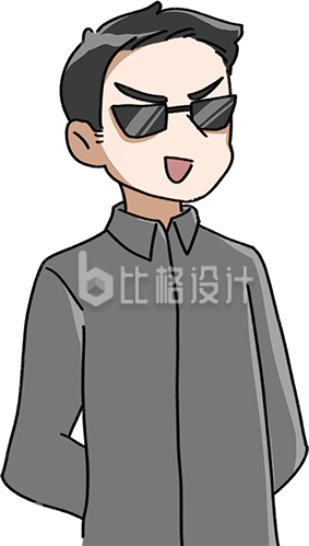 手绘相声演员