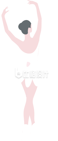 扁平跳舞的人物插画