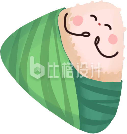 手绘可爱粽子