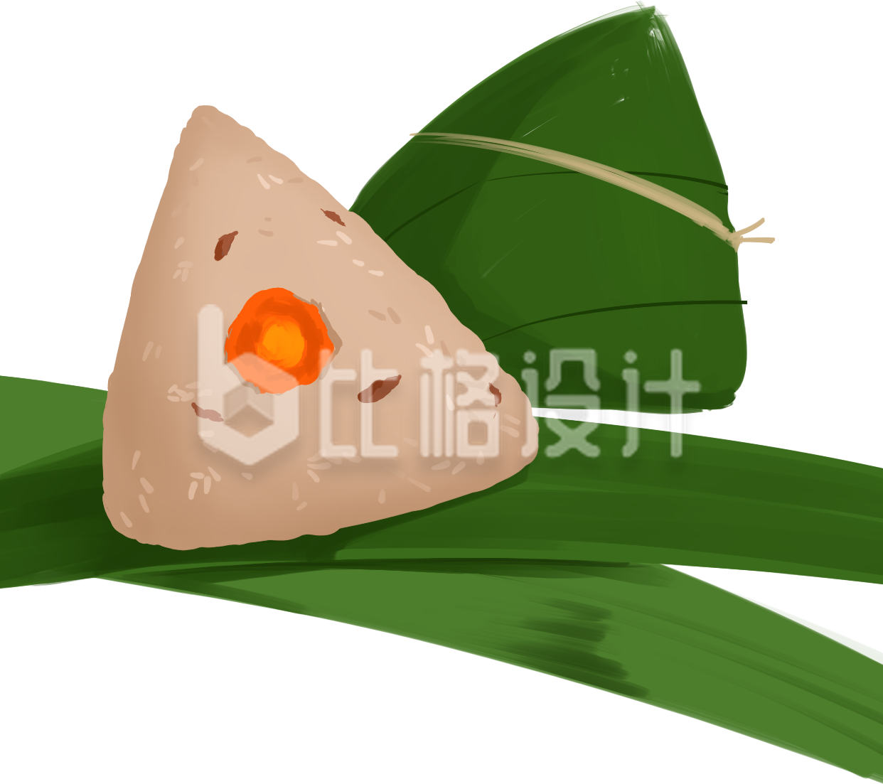 手绘端午粽子